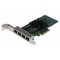 PCI-e Intel Server Adapter Intel I350AM4, 6 Copper Port 1Gbps
