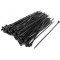 Cable Organizers (nylon ties) 200mm 4.8mm, bag of 100 pcs, Black, APC Electronic
