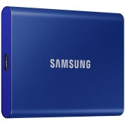 1.0TB (USB3.2/Type-C) Samsung Portable SSD T7 , Blue (85x57x8mm, 58g, R/W:1050/1000MB/s) 