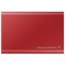 1.0TB (USB3.2/Type-C) Samsung Portable SSD T7 , Red (85x57x8mm, 58g, R/W:1050/1000MB/s)