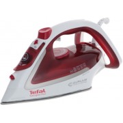 "Iron TEFAL FV5717E
, 2500W, ceramic solitplace, steam 45/195g, 270ml water tank capacity, horizontal and vertical steam, red "