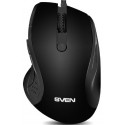 "Mouse SVEN RX-113, Optical, 800 dpi, 3 buttons, Ambidextrous, Black, USB
.                                                                                                                                                                                   