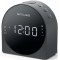 Dual Alarm Clock Radio Muse M-185 CR BLACK, 0.9 inch White LED Display, Dimmer ( High / Low / Off ), Aux in jack, PLL Radio with 20 preset stations (10 FM + 10 MW), Manual tuning and preset store, Wake up by Radio or Buzzer, Snooze, Sleep, AC 230V, Batter