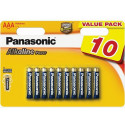 Panasonic "ALKALINE Power" AAA, Blister*10, Alkaline, LR03REB/10BW 