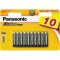 Panasonic "ALKALINE Power" AAA, Blister*10, Alkaline, LR03REB/10BW