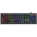 Marvo Keyboard Mechanical KG917 Wired Gaming US, Rainbow Backlight, Multimedia Buttons and Scroll