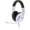 Gembird MHS-001-GW Stereo Headphones with Microphone, Glossy White