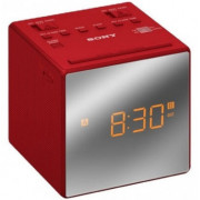 SONY  ICF-C1T, Red, Clock Radio with dual alarm, AM/FM
