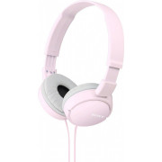 Headphones SONY MDR-ZX110AP, Mic on cable, 4pin 3.5mm jack L-shaped, Cable: 1.2m, Pink