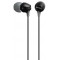 Earphones SONY MDR-EX15LP, 3pin 3.5mm jack L-shaped, Cable: 1.2m, Black