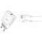 Wall Charger XO + Micro-USB Cable, 1USB, Q.C3.0 15W, L63, White
