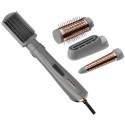 Hair Hot Air Styler BaByliss AS136E, 1000W, 2 speed settings,2 attachments  brushes.   concentrator, gray 