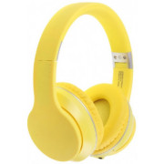 Helmet On-Ear Wireless Headphones Macaron HiFi, Yellow