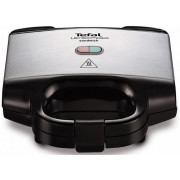 Toaster Sandwich Tefal SM155212, 700W power output, for preparing of sandwiches, non-stick coating, control light, thermally insulated handle, stainless steel