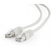  10m Gembird  FTP Patch Cord  Gray, PP22-10M,   Cat.5E, molded strain relief 50u" plugs