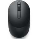 Wireless Mouse Dell MS3320W, Optical, 1600dpi, 3 buttons, 2.4 GHz/BT, 1xAA, Black