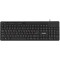 Keyboard SVEN KB-C3060, Multimedia, Splash proof, Black, USB
