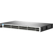 Aruba 2530-48G Switch, 48-port RJ-45 10/100/1000 ports, Fully managed Layer 2 switching, 4-SFP 100/1000/10000 Mbps ports, VLANs, IGMP Snooping, link aggregation trunking, DSCP QoS policies STP/RSTP