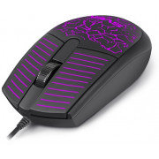 SVEN RX-70, Optical Mouse, Changeable backlighting, Soft Touch coating, 2+1 (scroll wheel), 1200 dpi, USB,  2m, Black