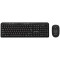 Wireless Keyboard & Mouse SVEN KB-C3200W, Multimedia, Splash proof, 1xAA/1xAA, Black