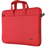 Trust NB bag 16" Bologna, Eco-friendly Slim laptop bag for 16" laptops, (410 x 290mm), Red