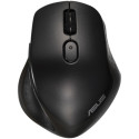 Wireless Mouse Asus MW203, Optical, 1000-2400 dpi, 6 buttons, Ergonomic, Silent, 1xAA, BT/2.4, Black