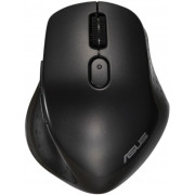 Wireless Mouse Asus MW203, Optical, 1000-2400 dpi, 6 buttons, Ergonomic, Silent, 1xAA, BT/2.4, Black
