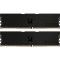 16Gb (Kit of 2*8GB) DDR4-3600 GOODRAM IRDM PRO DDR4 DEEP BLACK (Dual Channel Kit), PC28800, CL18, Latency 18-22-22, 1.35V, 1024x8, Aluminium BLACK heatsink