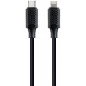 Cable Type-C to 8-pin (Lightning) - 1.5 m - Cablexpert CC-USB2-CM8PM-1.5M, Connectors: USB type-C (male), 8-pin (male) Black