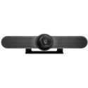 Logitech Video Conferencing System MeetUp, 4K Ultra HD (3840x2160, 30 fps.), 5x HD zoom, 120-degree field of view, 3-microphone speakerphone, 3 camera presets, All-in-one design, Remote control, Bluetooth,USB 2.0/3.0, 960-001102