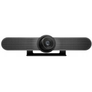 Logitech Video Conferencing System MeetUp, 4K Ultra HD (3840x2160, 30 fps.), 5x HD zoom, 120-degree field of view, 3-microphone speakerphone, 3 camera presets, All-in-one design, Remote control, Bluetooth,USB 2.0/3.0, 960-001102