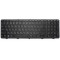 Keyboard HP ProBook 450 455 470 G0 G1 G2 w/frame ENG/RU Black