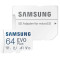 .64GB MicroSD (Class 10). UHS-I (U1)+SD adapter, Samsung EVO Plus MB-MC64KA (R:130MB/s )