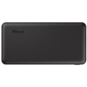 20000mAh Power bank - Trust Primo Eco, Black, Fast-charge with maximum speed via USB-C (15W) or USB-A (12W). Charging speed varies between devices