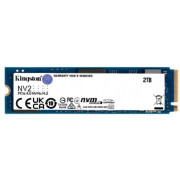 M.2 NVMe SSD 2.0TB Kingston NV2, Interface: PCIe4.0 x4 / NVMe1.3, M2 Type 2280 form factor, Sequential Reads 3500 MB/s, Sequential Writes 2800 MB/s, Phison E19T controller, TBW: 640TB, 3D QLC NAND flash