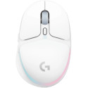 Wireless Gaming Mouse Logitech G705, 100-8200 dpi, 6 buttons, Ergonomic, 85g, RGB, White