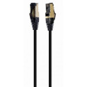 Patch Cord Cat.8 15m, Black, PP8-LSZHCU-BK-15M, Cablexpert, Low Smoke Zero Halogen (LSZH)