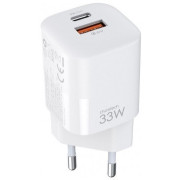 Wall Charger CHOETECH, PD5006 A+C dual port 33W, White
