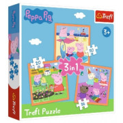 Trefl-Puzzles 3in1 Peppa Pig