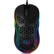 Gaming Mouse SVEN RX-G860, Optical, 200-12800 dpi, 8 buttons, Honeycomb design, RGB, Black, USB
