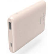 Hama SLIM 5HD Power Pack, 5000 mAh, Output: USB-A, light pink