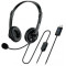 Headset Genius HS-230U, Mic, 50-25kHz, 32 Ohm,108d, 98g., 1.8m, Volume control, USB