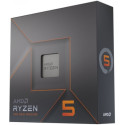 CPU AMD Ryzen 5 7600X 6-Core, 12 Threads, 4.7-5.3GHz, Unlocked, AMD Radeon Graphics, 6MB L2 Cache, 32MB L3 Cache, AM5, No Cooler, BOX (100-100000593WOF)