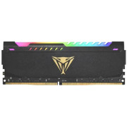 8GB DDR4-3600  VIPER (by Patriot) STEEL Performance RGB Sync, PC28800, CL20, 1.35V, Custom Design Aluminum HeatShiled, 5 Customizable Lightning Zones, Intel XMP 2.0 Support, Black w/ Golden Viper Logo