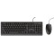 Trust Primo Keyboard & Mouse Set, Silent keys and mouse buttons Black