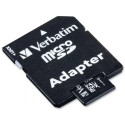 Карта памяти Verbatim Premium 64GB microSD Class10 A1 UHS-I + SD adapter