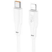 HOCO X93 Force PD20W charging data cable for Lighting (L=2M) White