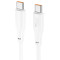 HOCO X93 Force 100W fast charging data cable Type-C(L=1M) White