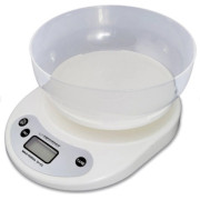 Весы кухонные Esperanza COCONUT EKS007 White with bowl (1L)