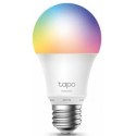 LED Bulb  TP-LINK Tapo L530E, Smart Wi-Fi RGB LED Bulb E27 with Dimmable Light, RGB, Color Temperature 2500K-6500K, Rated power 8.7W, 806 lumens, 15,000 hours, Beam angle 220°, Remote control via Wifi, Adjust brightness, Яндекс Алиса, Google Assistent